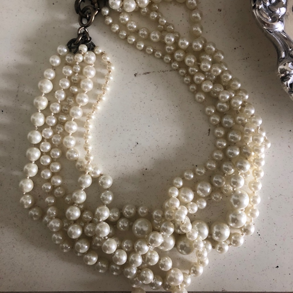 J. Crew pearl twisted hammock necklace - Picture 4 of 4